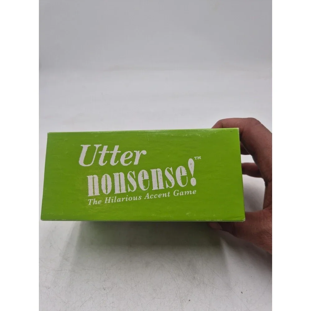 2018 PlayMonster Utter Nonsense Family Edition Card Game The Hilarious Accent